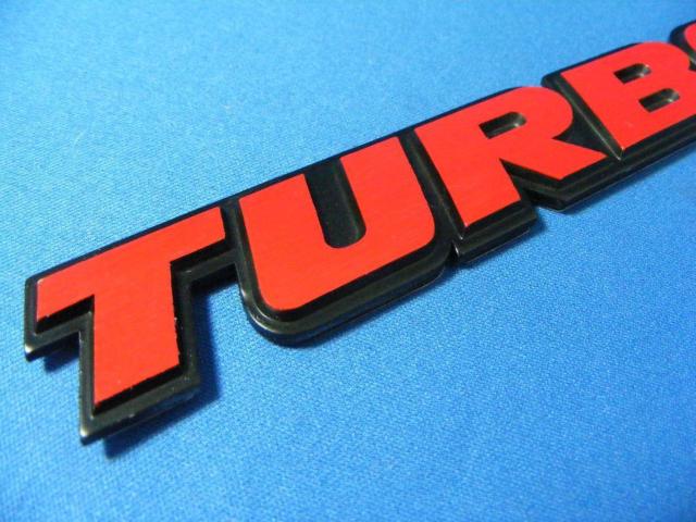 ● 数量限定品!TURBO ターボ 軽量アルミ削り出し仕様 凹凸仕上げ RED&BLACKカラーエンブレム新品未開封品 ● < 自動車/バイク ● 数量限定品!TURBO ターボ 軽量アルミ削り出し仕様 凹凸仕上げ RED&BLACKカラーエンブレム新品未開封品 ● < 自動車/バイク