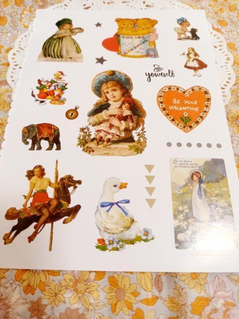 お裾分け☆アニマルと女の子のシールシート☆ < インテリア/ライフ  お裾分け☆アニマルと女の子のシールシート☆  < インテリア/ライフの