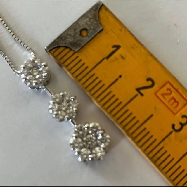 K18WG ダイヤモンドネックレス ホワイトゴールド ダイヤネックレス 18金 天然ダイヤモンド ペンダントトップ TRILOGY < 女性アクセサリー/時計 K18WG ダイヤモンドネックレス ホワイトゴールド ダイヤネックレス 18金 天然ダイヤモンド ペンダントトップ TRILOGY < 女性アクセサリー/時計の