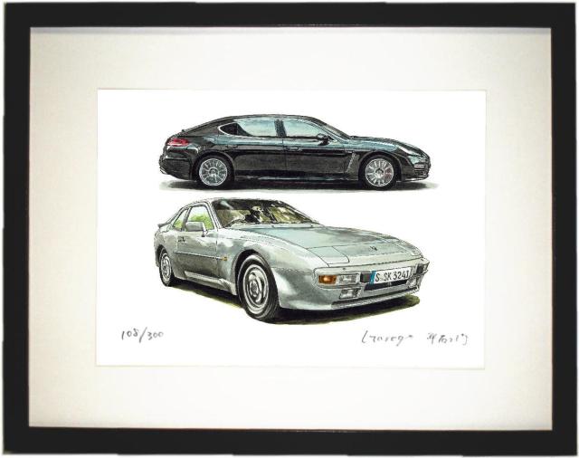 GC-1005パナメーラ/944限定版画サイン額装作家平右ヱ門 < 自動車/バイク GC-1005パナメーラ/944限定版画サイン額装作家平右ヱ門 < 自動車/バイク