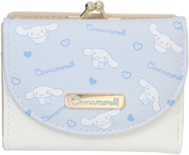 シナモロール 口金 がま口 三つ折り ウォレット 財布 シナモン サンリオ SR39-2 < 女性ファッション シナモロール 口金 がま口 三つ折り ウォレット 財布 シナモン サンリオ SR39-2 < 女性ファッションの