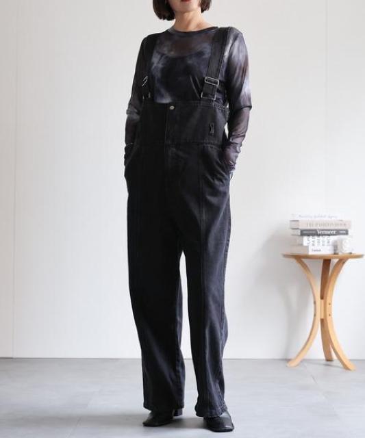 ap retroハイウエストデニムサロペット < 女性ファッション ap retroハイウエストデニムサロペット < 女性ファッションの