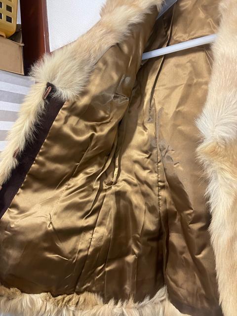 毛皮 コート ブラウン アウター FOX < 女性ファッション 毛皮 コート ブラウン アウター FOX < 女性ファッションの