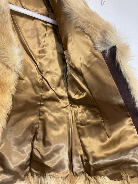 毛皮 コート ブラウン アウター FOX < 女性ファッション 毛皮 コート ブラウン アウター FOX < 女性ファッションの