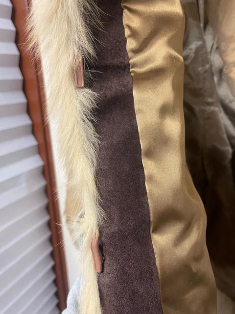 毛皮 コート ブラウン アウター FOX < 女性ファッション 毛皮 コート ブラウン アウター FOX < 女性ファッションの