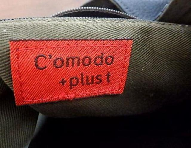 ◆C'omodo +plust/コモドプラスト 本革ハンドバッグ ブラック < 女性ファッション  ◆C'omodo +plust/コモドプラスト 本革ハンドバッグ ブラック < 女性ファッションの