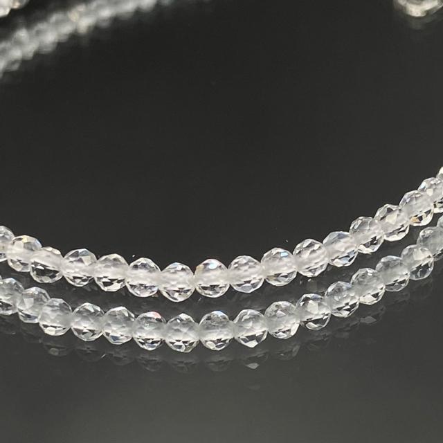 《bracelet》高品質天然水晶 キラキラ多面カット アジャスター付き < 男性アクセサリー/時計  《bracelet》高品質天然水晶 キラキラ多面カット アジャスター付き  < 男性アクセサリー/時計の