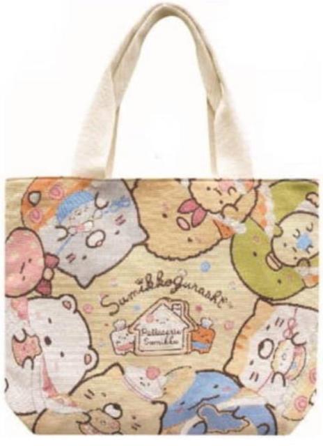 人気の【すみっコぐらし】やさしい風合いで大人も使える!ゴブラン織りワイドトートバッグ(2柄から)1個1,848円が < 女性ファッション  人気の【すみっコぐらし】やさしい風合いで大人も使える!ゴブラン織りワイドトートバッグ(2柄から)1個1,848円が < 女性ファッションの