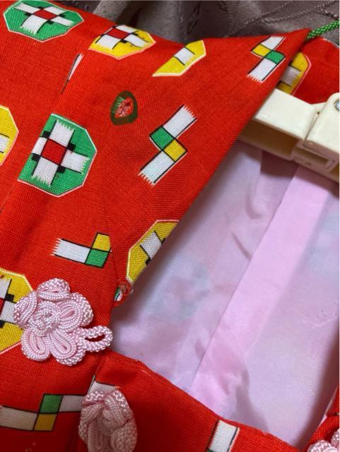1829.レトロ☆子供着物アンサンブル☆難あり☆リメイクなどに < キッズ/ベビー  1829.レトロ☆子供着物アンサンブル☆難あり☆リメイクなどに < キッズ/ベビーの