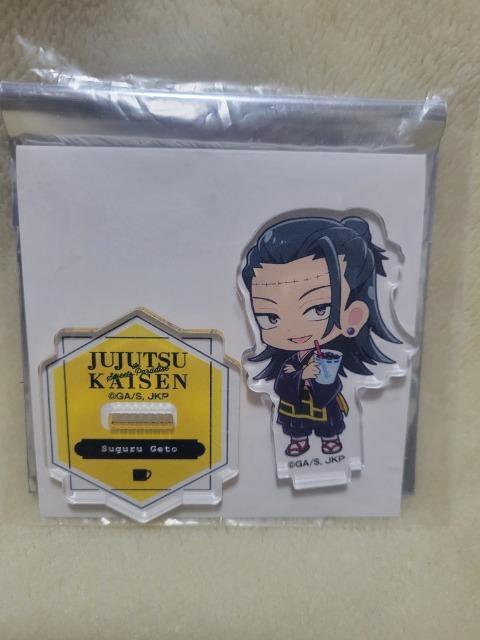 呪術廻戦 夏油傑 羂索 スイパラ アクリルスタンド 特典ポストカード < アニメ/コミック/キャラクター  呪術廻戦 夏油傑 羂索 スイパラ アクリルスタンド 特典ポストカード < アニメ/コミック/キャラクターの