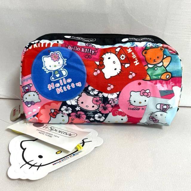 ★新品未使用★LeSportsac レスポートサック ハローキティー ピンク  化粧ポーチ ポーチ 6511 送料無料 < 女性ファッション  ★新品未使用★LeSportsac レスポートサック ハローキティー ピンク  化粧ポーチ ポーチ 6511 送料無料  < 女性ファッションの