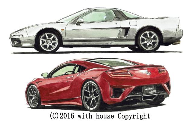 NC-209 ホンダNSX限定版画 直筆サイン額装済 < 自動車/バイク NC-209 ホンダNSX限定版画 直筆サイン額装済 < 自動車/バイク