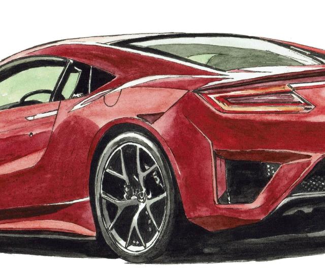 NC-209 ホンダNSX限定版画 直筆サイン額装済 < 自動車/バイク NC-209 ホンダNSX限定版画 直筆サイン額装済 < 自動車/バイク