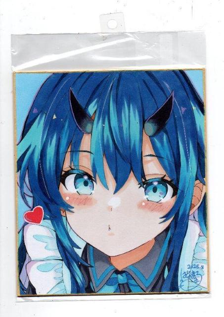 個人VTuber夜愁アキラ オリジナル色紙 < アニメ/コミック/キャラクター 個人VTuber夜愁アキラ オリジナル色紙 < アニメ/コミック/キャラクターの