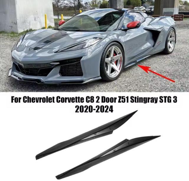 希少■シボレー コルベット C8 サイドスカート サイドディフューザー ボルトオン Chevrolet Corvette C8 < 自動車/バイク 希少■シボレー コルベット C8 サイドスカート サイドディフューザー ボルトオン Chevrolet Corvette C8 < 自動車/バイク