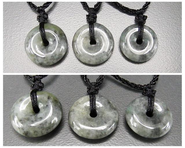 天然黒翡翠ブラックひすい平安扣丸小型天然石黒紐シンプルネックレス < 女性アクセサリー/時計  天然黒翡翠ブラックひすい平安扣丸小型天然石黒紐シンプルネックレス < 女性アクセサリー/時計の