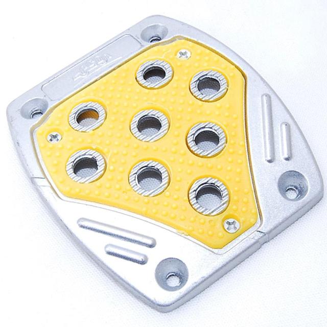 アルミ製 ノンスリップ スポーツペダルパッド イエロー MT用 3個セット 汎用 ペダルカバー マニュアル ミッション 黄 < 自動車/バイク アルミ製 ノンスリップ スポーツペダルパッド イエロー MT用 3個セット 汎用 ペダルカバー マニュアル ミッション 黄 < 自動車/バイク