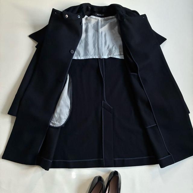 ���㎿��5���������{����HAOLU���P�[�v�t���E�[���R�[�g���m�[�J���[���l�C�r�[ �� �����t�@�b�V������ 