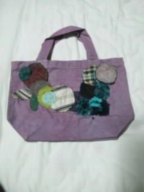 Handmadeミニトートバック < ペット/手芸/園芸 Handmadeミニトートバック < ペット/手芸/園芸の