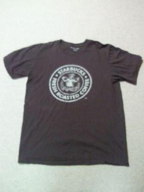 STARBUCKS COFFEE スターバックス コーヒー スタバ ロゴ 限定 Tシャツ 茶 Mサイズ < 男性ファッション  STARBUCKS COFFEE スターバックス コーヒー スタバ ロゴ 限定 Tシャツ 茶 Mサイズ < 男性ファッションの