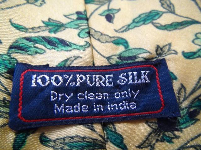 DRY CLEAN ONLYの100%PURE SILKのネクタイ!。 < 男性ファッション DRY CLEAN ONLYの100%PURE SILKのネクタイ!。 < 男性ファッションの