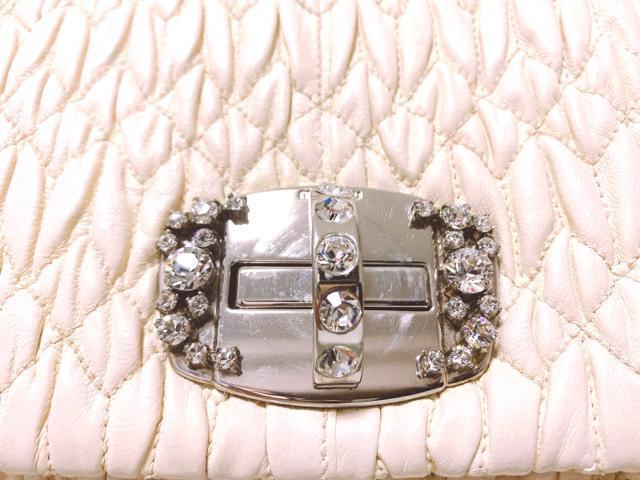 miumiuナッパクリスタルビジューハンドバッグクラッチパーティーホワイトシルバーミュウミュウラム白bagpartyNAPPA < ブランド miumiuナッパクリスタルビジューハンドバッグクラッチパーティーホワイトシルバーミュウミュウラム白bagpartyNAPPA < ブランドの