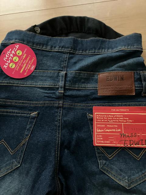 新品未使用 エドウィン マタニティデニム < 女性ファッション  新品未使用 エドウィン マタニティデニム < 女性ファッションの