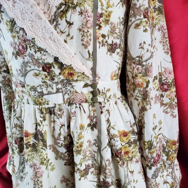 込み★アクシーズファム★ボタニカル柄カシュクールワンピース★M★ < ブランド  込み★アクシーズファム★ボタニカル柄カシュクールワンピース★M★ < ブランドの