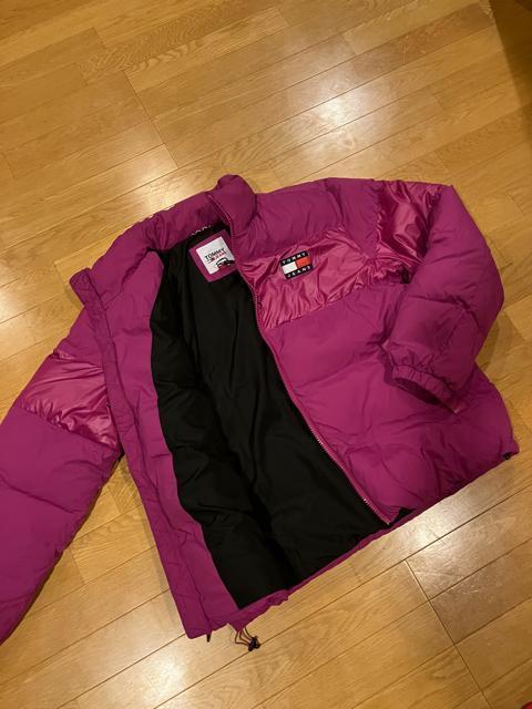 TOMMY JEANS ダウンジャケット 超超大きいsize3XL ピンク  トミーヒルフィガー < ブランド  TOMMY JEANS ダウンジャケット 超超大きいsize3XL ピンク  トミーヒルフィガー < ブランドの