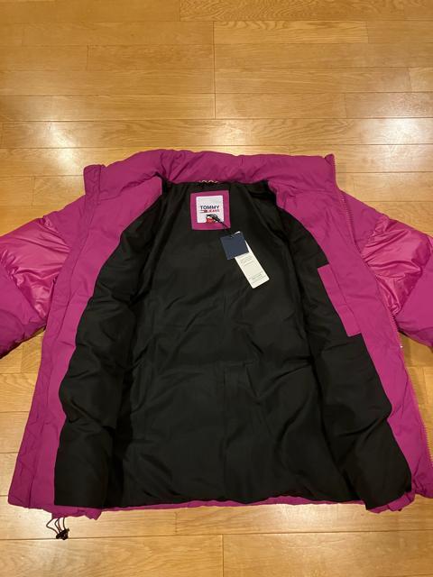TOMMY JEANS ダウンジャケット 超超大きいsize3XL ピンク  トミーヒルフィガー < ブランド  TOMMY JEANS ダウンジャケット 超超大きいsize3XL ピンク  トミーヒルフィガー < ブランドの