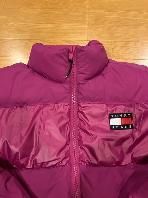 TOMMY JEANS ダウンジャケット 超超大きいsize3XL ピンク  トミーヒルフィガー < ブランド  TOMMY JEANS ダウンジャケット 超超大きいsize3XL ピンク  トミーヒルフィガー < ブランドの