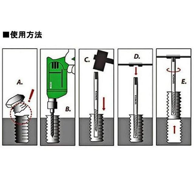 送料込#新品#スクリュー エキストラクター 5pc 逆タップ ボルト抜取り DIY 折れたボルト インパクト ボルト抜き ネジ外し < ペット/手芸/園芸  送料込#新品#スクリュー エキストラクター 5pc 逆タップ ボルト抜取り DIY 折れたボルト インパクト ボルト抜き ネジ外し < ペット/手芸/園芸の