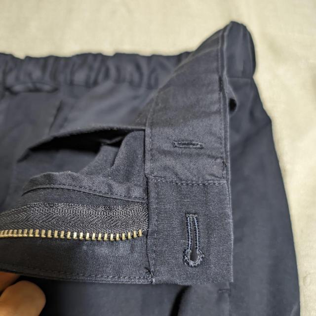 green label relaxing パンツ ネイビー M タック テーパード スリム スラックス < ブランド  green label relaxing パンツ ネイビー M タック テーパード スリム スラックス < ブランドの