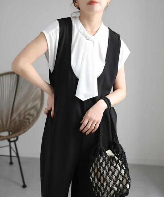 ap retroジップあきルーズサロペット < 女性ファッション ap retroジップあきルーズサロペット < 女性ファッションの