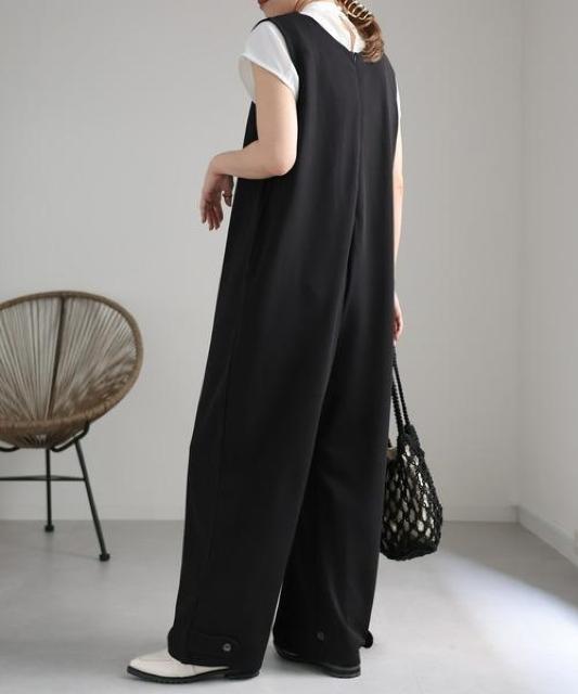 ap retroジップあきルーズサロペット < 女性ファッション ap retroジップあきルーズサロペット < 女性ファッションの