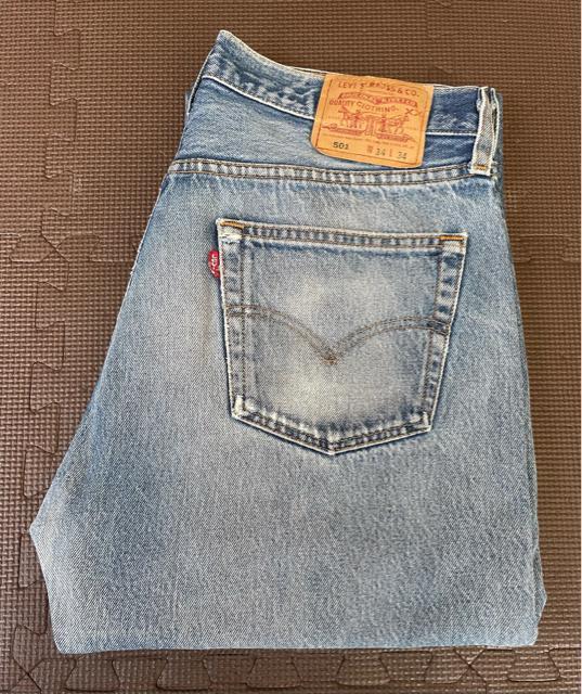 90s USA�� Levis ���[�o�C�X 501 �f�j���p���c �C���f�B�S 34�~34 �� 501xx USA�� ���B���e�[�W  �� �u�����h�� 
