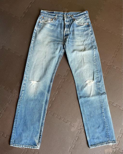 90s USA�� Levis ���[�o�C�X 501 �f�j���p���c �C���f�B�S 34�~34 �� 501xx USA�� ���B���e�[�W �� �u�����h�� 