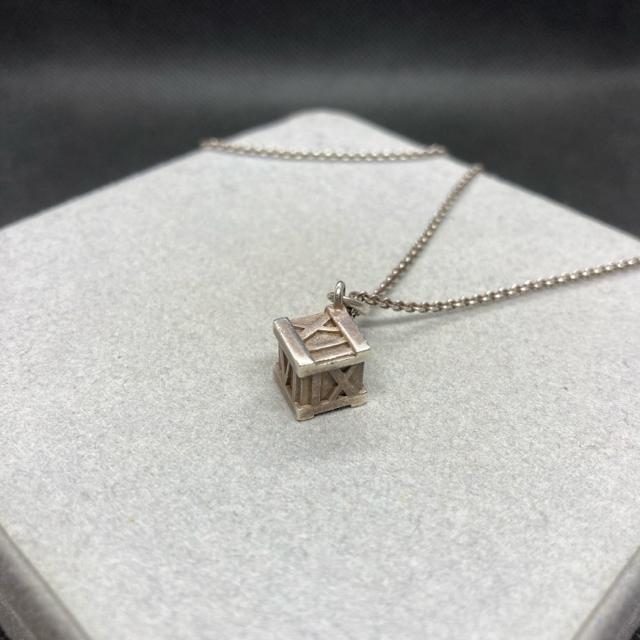 ���� TIFFANY&Co. �e�B�t�@�j�[ 925 �L���[�u �l�b�N���X �� �u�����h�� 