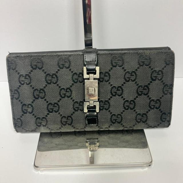 グッチ GG柄 ジャッキー レザー キャンバス GUCCI 長財布 ロック金具 < ブランド グッチ GG柄 ジャッキー レザー キャンバス GUCCI 長財布 ロック金具 < ブランドの