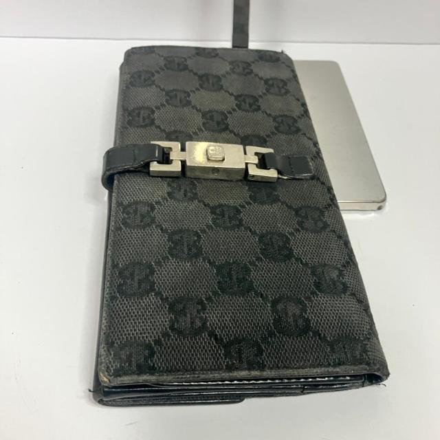 グッチ GG柄 ジャッキー レザー キャンバス GUCCI 長財布 ロック金具 < ブランド グッチ GG柄 ジャッキー レザー キャンバス GUCCI 長財布 ロック金具 < ブランドの