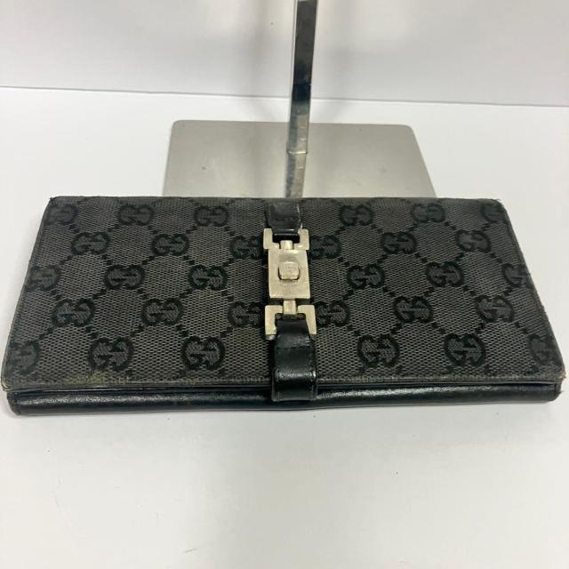 グッチ GG柄 ジャッキー レザー キャンバス GUCCI 長財布 ロック金具 < ブランド グッチ GG柄 ジャッキー レザー キャンバス GUCCI 長財布 ロック金具 < ブランドの