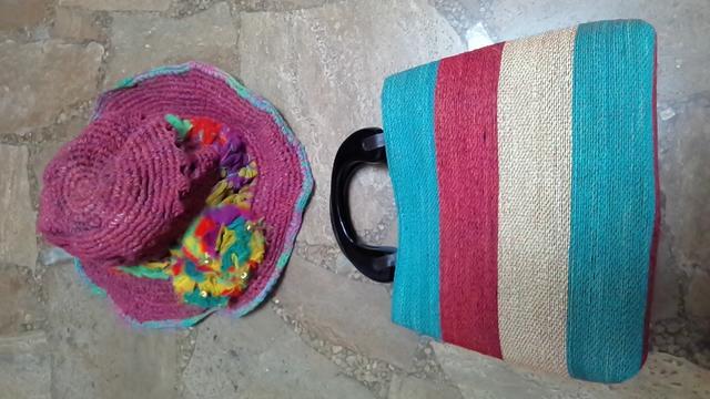 新品未使用・アミナ・帽子&バッグ・セット・アジアンエスニック < ブランド  新品未使用・アミナ・帽子&バッグ・セット・アジアンエスニック  < ブランドの