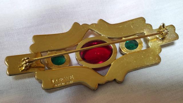 正規レア ロエベ ラグジュアリー ブローチ マルチリフレクション カボションストーン コンポジット ハイエンドジュエリー ラージL < ブランド  正規レア ロエベ ラグジュアリー ブローチ マルチリフレクション カボションストーン コンポジット ハイエンドジュエリー ラージL < ブランドの