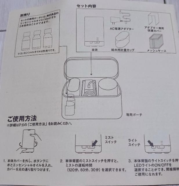 無印コンパクト超音波アロマディフューザー 送料込み < ヘルス/ビューティー  無印コンパクト超音波アロマディフューザー 送料込み < ヘルス/ビューティーの