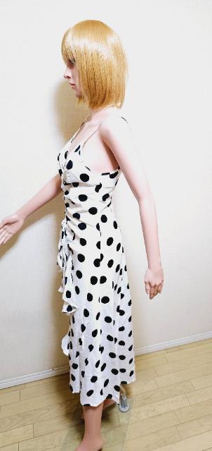新品☆MISS FOX☆光沢ふりAシャーリング水玉さらっとワンピW156☆3点で即落 < 女性ファッション  新品☆MISS FOX☆光沢ふりAシャーリング水玉さらっとワンピW156☆3点で即落 < 女性ファッションの