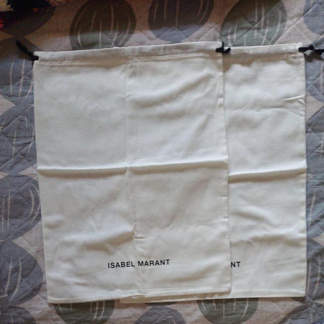 未使用 2枚セット ISABEL MARANT イザベルマラン 布袋 保存袋 ロゴ入り 巾着 ポーチ < ブランド  未使用 2枚セット ISABEL MARANT イザベルマラン 布袋 保存袋 ロゴ入り 巾着 ポーチ  < ブランドの