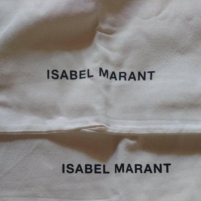 未使用 2枚セット ISABEL MARANT イザベルマラン 布袋 保存袋 ロゴ入り 巾着 ポーチ < ブランド  未使用 2枚セット ISABEL MARANT イザベルマラン 布袋 保存袋 ロゴ入り 巾着 ポーチ < ブランドの
