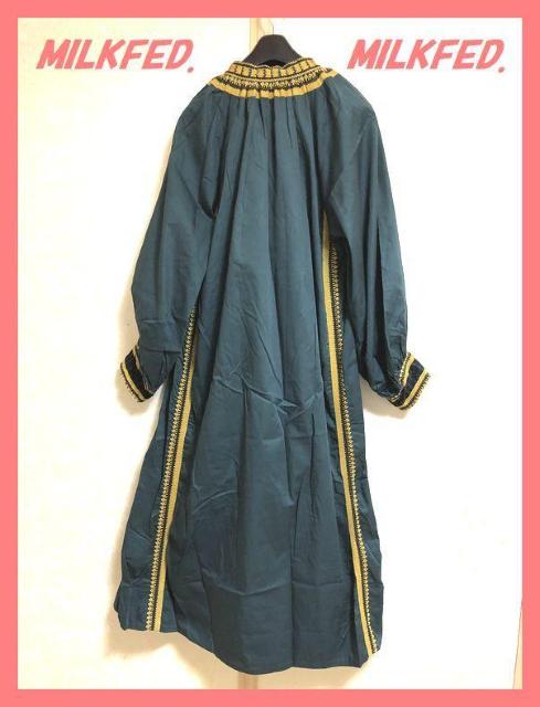 ☆ミルクフェド☆超美品♪完売民族系チロリアン刺繡ギャザーロングワンピース☆ < ブランド ☆ミルクフェド☆超美品♪完売民族系チロリアン刺繡ギャザーロングワンピース☆ < ブランドの