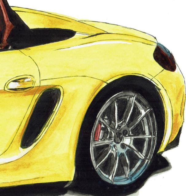 GC-1017 マカンGTS/Boxster限定版画直筆サイン額装●作家平右ヱ門 < 自動車/バイク GC-1017 マカンGTS/Boxster限定版画直筆サイン額装●作家平右ヱ門 < 自動車/バイク