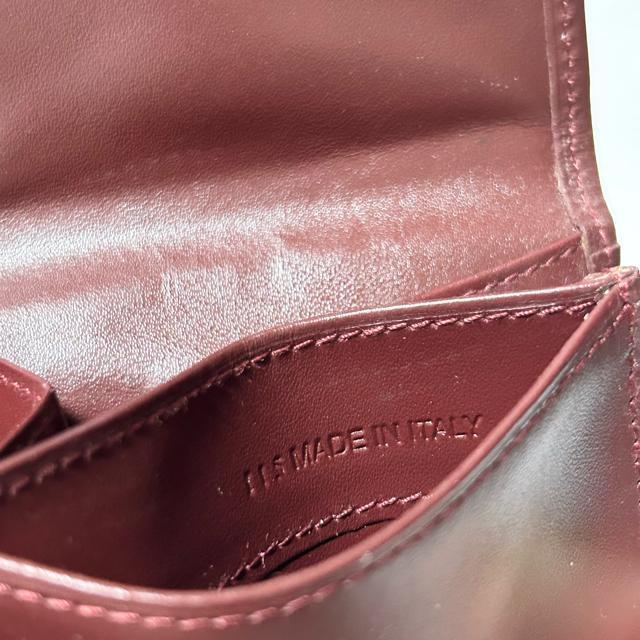 美品 Cartier カルティエ マストライン レザー コインケース コインパース ボルドー 115 < ブランド 美品 Cartier カルティエ マストライン レザー コインケース コインパース ボルドー 115 < ブランドの